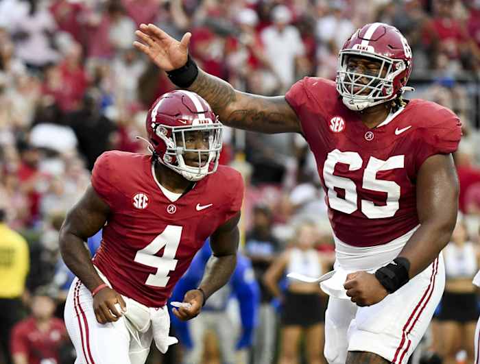 Las Vegas Raiders draft prospect JC Latham gets recognition from a former Super Bowl Champion, Ulish Booker